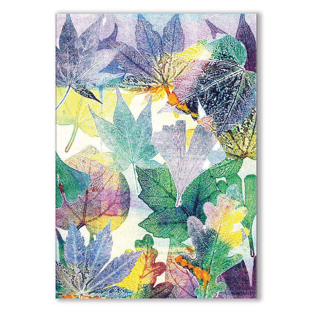 Vibrant Botanical Art Card