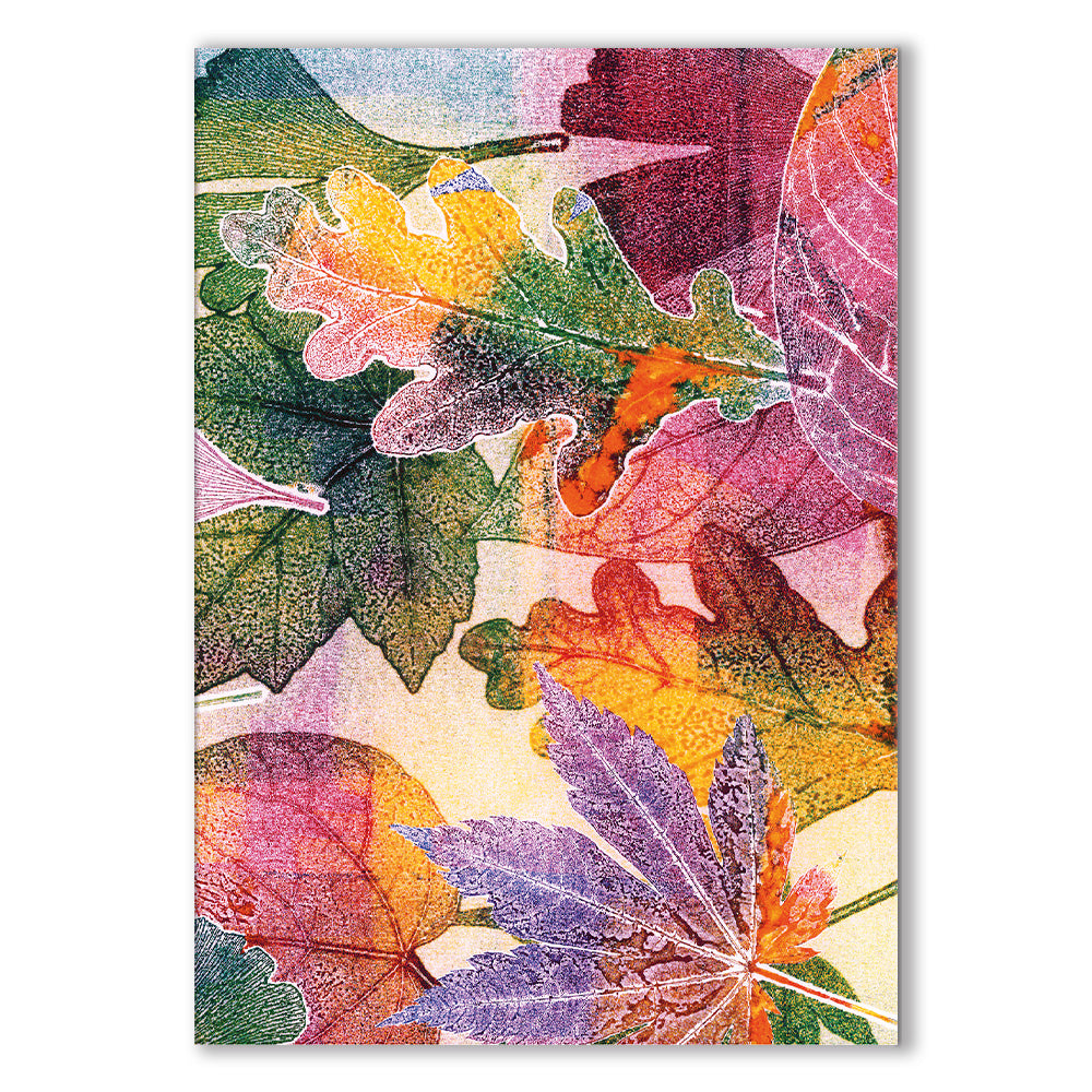 Vibrant Botanical Art Card