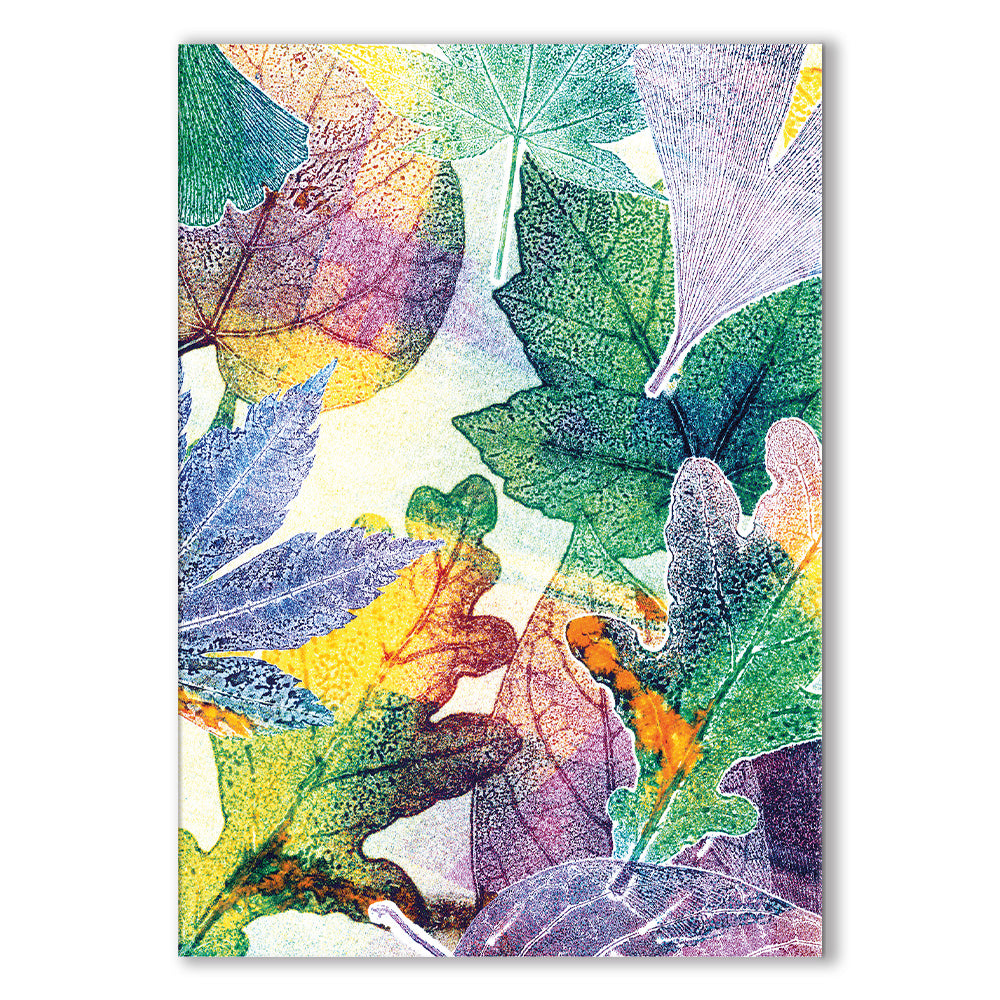 Vibrant Botanical Art Card