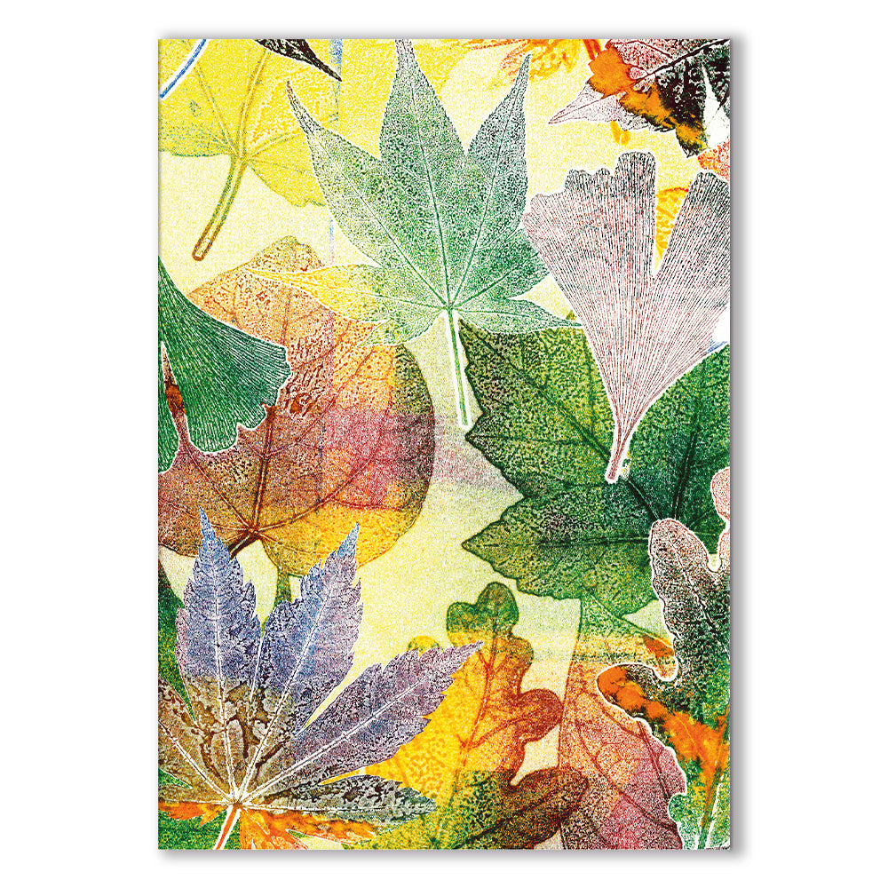 Vibrant Botanical Art Card