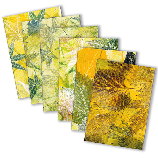 Rustic Botanical Art Card Collection