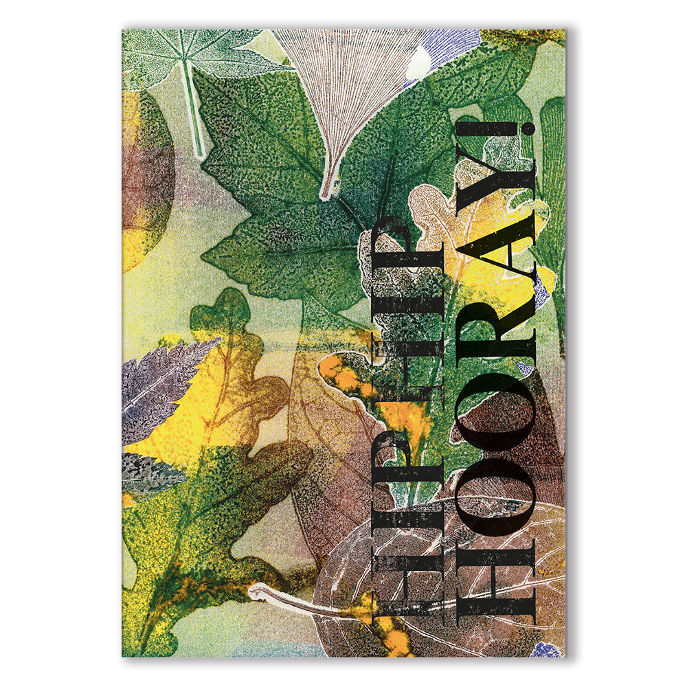 Botanical Art Card - Hip Hip Hooray