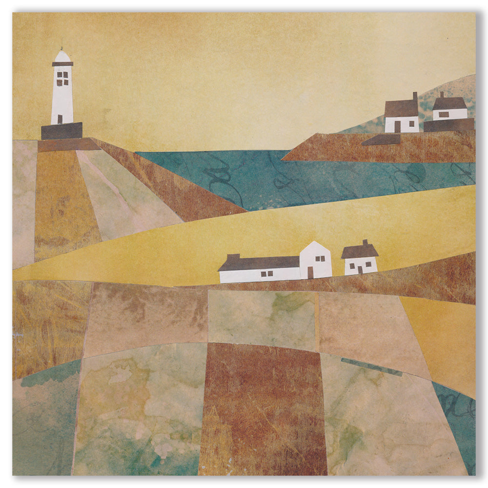 Collage Cards - Lighthouse Pack of 5