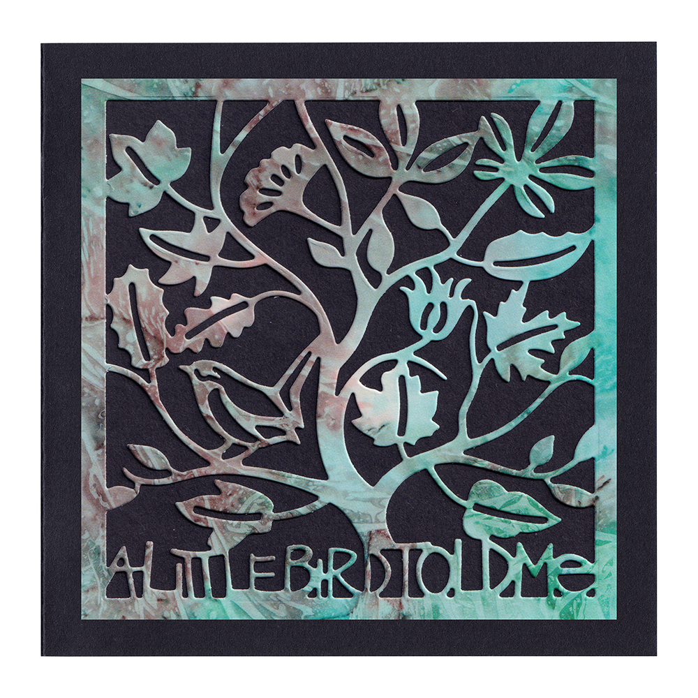 A Little Bird Told Me - Teal