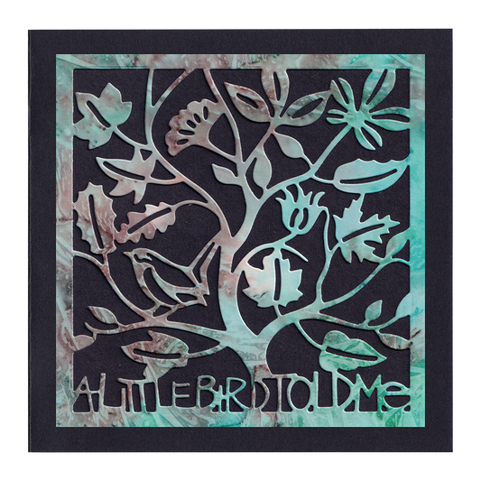 A Little Bird Told Me - Teal